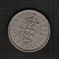 GREAT BRITAIN  1 SHILLING 1953 (KM #890) - I. 1 Shilling