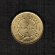 SOMALIA  5 CENTESIMI 1967 (KM # 6) - Somalië