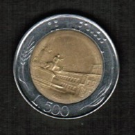 ITALY  500 LIRE 1985 (KM # 111) - 500 Liras