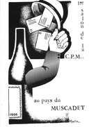 Premier Salon De La CPM, Nantes 1986, Au Pays Du Muscadet - Illustration Paule Abella - Carte Non Circulée - Borse E Saloni Del Collezionismo