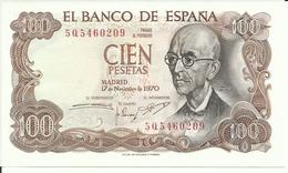 BILLETE 100 PESETAS, 17/11/1970  ( SIN CIRCULAR) - 100 Peseten