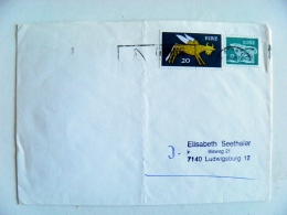 Cover From Eire Ireland To Germany Cow - Storia Postale