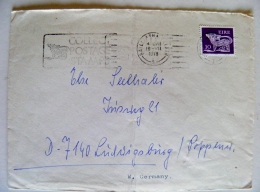 Cover From Eire Ireland To Germany Machine Cancel 1978 - Cartas & Documentos