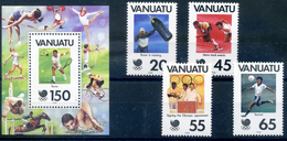 VANUATU 1988  -  Yvert 806/7 + BF 11 ** JO Séoul Sport Scott 480/4 Michel 793/6 + B 11 Cote 10.20e - Sommer 1988: Seoul