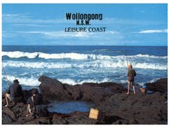 (878) Australia  - (with Stamp) - NSW - Wollongong & Fisherman - Wollongong