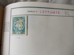 TIMBRES 4 Pages Lettonie  Levant Autrichien Levant Italien Lithuanie Centrale 6 Timbres Valeur 3.55 € - Lettland