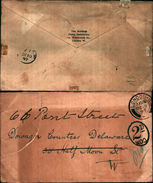 88208) Lettera Con Annullo In Ovale 2 D W.d.o. Da Londra Il 9-12-1897 - Brieven En Documenten