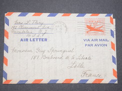 ETATS UNIS - Entier Postal ( Aérogramme ) De Monclair Pour La France En 1949 - L 8162 - Autres & Non Classés