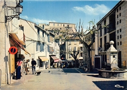 04-GREOUX-LES-BAINS- LA PLACE DE L'EGLISE - Gréoux-les-Bains