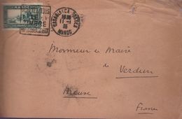 Lettre  Daguin Casablanca-Postes II -I 35 =o "Achetez Tous Le Timbre Antituberculeux" - Briefe U. Dokumente