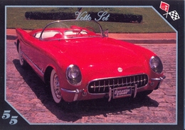 TRADING CARD VETTE SET - N° 3 - 1955 CORVETTE CONVERTIBLE - Engine