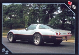 TRADING CARD VETTE SET - N° 53 - 1982 CORVETTE SPORT COUPE - Motori