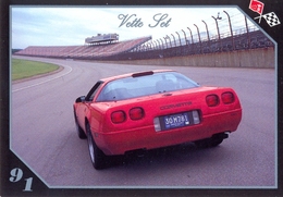 TRADING CARD VETTE SET - N° 76 - 1991 CORVETTE ZR-1 COUPE - Motori