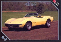 TRADING CARD VETTE SET - N° 25 - 1968 CORVETTE CONVERTIBLE - Engine