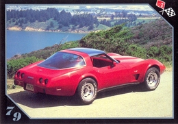 TRADING CARD VETTE SET - N° 50 - 1979 CORVETTE SPORT COUPE - Motoren