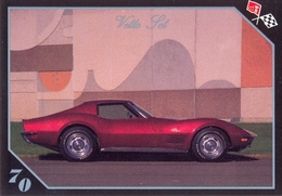 TRADING CARD VETTE SET - N° 29 - 1970 CORVETTE SPORT COUPE - Motoren