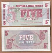 AC -  BRITISH ARMED FORCES 5 PENCE VOUCHER UNCIRCULATED - British Armed Forces & Special Vouchers