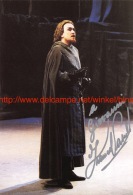 Franco Vassallo Opera Signed Photo 12x18cm - Autographs