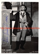 Piero Visconti Opera Signed Photo 13x18cm - Autographes