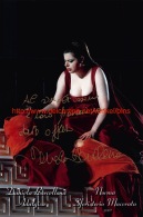 Daniela Barcellona Opera Signed Photo 15x22,5cm - Autógrafos