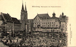 NÜRNBERG - Marktplatz Mit Neptunbrunnen - Mutter, K.