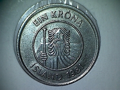 Islande 1 Krona 1981 - Irlande