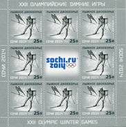 Lote 31339bP, 2013, Rusia, Russia, Pliego, Sheet, Olympic Winter Games, Sochi, Ski Jump And A Ski Race - FDC