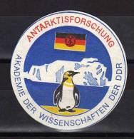 DDR Antarktisforschung  Vignette Der Expedition Pinguin Iceberg MNH ** RR - Andere & Zonder Classificatie