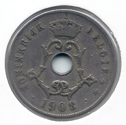 LEOPOLD II  * 25 Cent 1908 Vlaams * Nr 3025 - 25 Cents