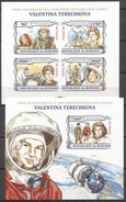 Burundi 2013, Space, Soviet Astronauts, 4val In BF+BF IMPERFORATED - Neufs