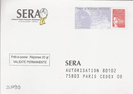 D1199 Entier / Stationery / PSE - PAP Réponse Luquet - SERA - SANS N° D'agrément - PAP: Antwort/Luquet