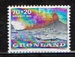 GROENLAND /Oblitérés/Used/1973 - Au Profit Des Sinistrés De L'Ile Heimaeyen En Islande - Usati