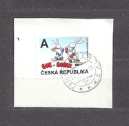 Czech Republic  Tschechische Republik  2015 Gest. Mi 844 Bob And Bobek Playing Ice Hockey. C.6 - Used Stamps