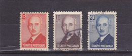 TURQUIE   1948  Y.T. N° 1060  à  1074  Incomplet  Oblitéré - Used Stamps