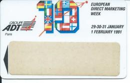 CARTE SALON Magnétique 1991 - European Direct Marketing Week-  Card Karte (S.68) - Cartes De Salon Et Démonstration