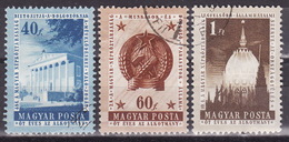 HUNGARY 1954 Mi 1384-1386  USED - Usati
