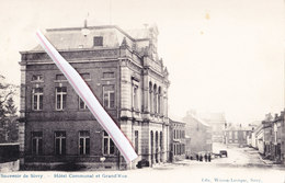 Souvenir De SIVRY - Hôtel Communal Et Grand'Rue - Carte Circulée En 1907 - Sivry-Rance