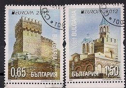 2012 BULGARIA / BULGARIE Mi. 5032-3 AS Used  EUROPA Besuche - 2012