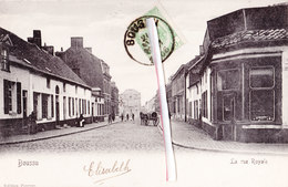 BOUSSU - La Rue Royale - Superbe Carte Circulée En 1906 - Boussu