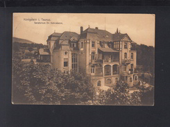 Dt. Reich AK Königstein Sanatorium Dr. Kohnstamm 1912 - Koenigstein