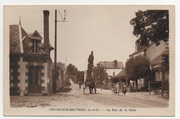 41 LOIR ET CHER - NEUNG SUR BEUVRON La Rue De La Gare - Neung Sur Beuvron