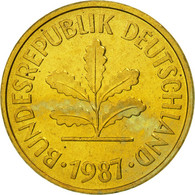 Monnaie, République Fédérale Allemande, 5 Pfennig, 1987, Munich, FDC, Brass - 5 Pfennig