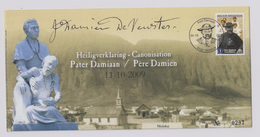 BELGIE - BELGIQUE   Herdenkingskaart  3969  -  Pater Damiaan Heiligverklaring - Cartes Souvenir – Emissions Communes [HK]