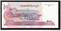 CAMBODGE CAMBODIA P54a  500 RIELS  2002   X   10  PCS - Cambodge