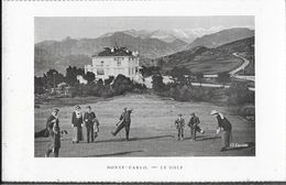 Le Golf De Monte-Carlo - Cliché Enrietti - Carte Non Circulée - Golf