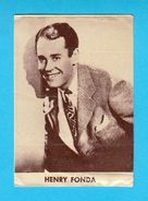 HENRY FONDA - Usa Film Actor ***  Yugoslavian Vintage Trading Card Issued 1960's  RRR - Autres & Non Classés