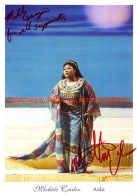 Michele Crider Opera Signed Photo 15x21cm - Aida - Autógrafos