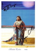 Michele Crider Opera Signed Photo 15x21cm - Aida - Autographs