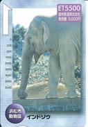 éléphant Elephant Animal Carte Prépayée Card  Karte (S.108) - Indonesië