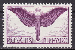 SWITZERLAND 1924 AIRMAIL Mi 191z  MH* - Neufs